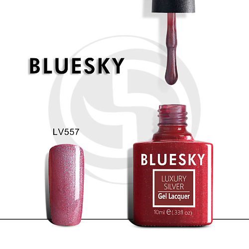 

BLUESKY Гель-лак Luxury Silver LV557, Гель-лак Luxury Silver LV557