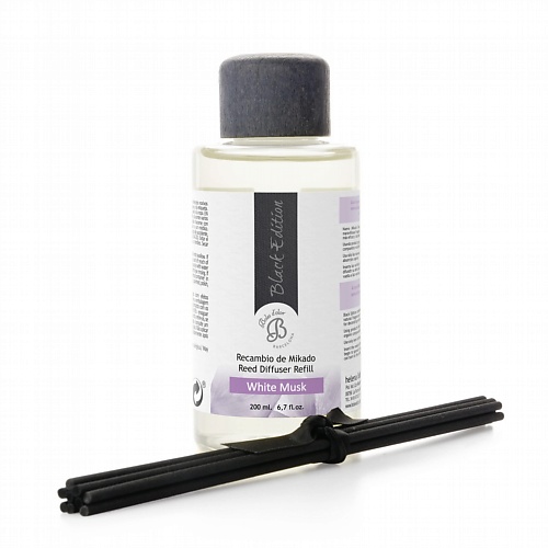 

BOLES D'OLOR Сменный блок с палочками Белый мускус White Musk (Black Edition) 200, Сменный блок с палочками Белый мускус White Musk (Black Edition)