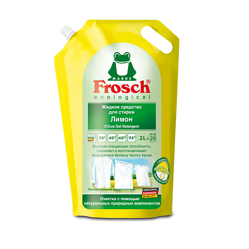 

FROSCH Жидкое средство для стирки Лимон 2000, Жидкое средство для стирки Лимон