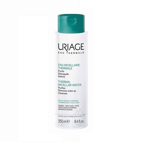 

URIAGE Очищающая мицеллярная вода для комбинированной и жирной кожи 250.0, Очищающая мицеллярная вода для комбинированной и жирной кожи