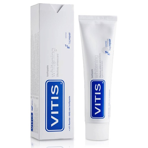 

DENTAID Зубная паста VITIS Whitening - отбеливающая. Вкус: мята 100.0, Зубная паста VITIS Whitening - отбеливающая. Вкус: мята