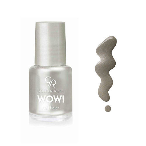 GOLDEN ROSE Лак для ногтей WOW! Nail Color Clear 6