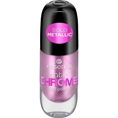 

ESSENCE Лак для ногтей Satin Chrome Nail Polish, Лак для ногтей Satin Chrome Nail Polish