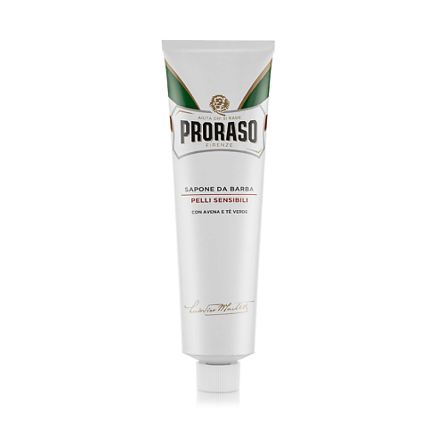 

PRORASO Крем для бритья для чувствительной кожи с зеленым чаем и овсом 150.0, Крем для бритья для чувствительной кожи с зеленым чаем и овсом