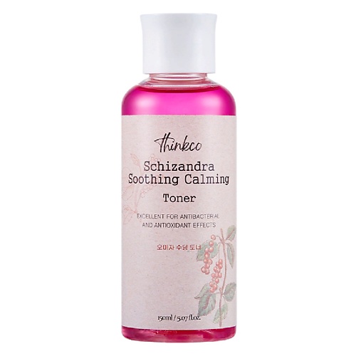 

THINKCO Тонер успокаивающий, с экстрактом Лимонника Schizandra Soothing Calming TONER 150.0, Тонер успокаивающий, с экстрактом Лимонника Schizandra Soothing Calming TONER