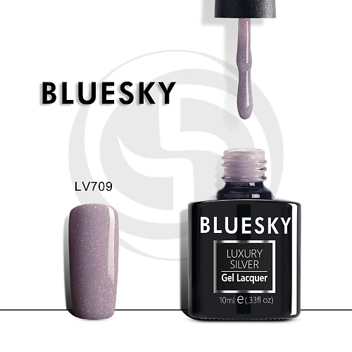 

BLUESKY Гель-лак Luxury Silver LV709, Гель-лак Luxury Silver LV709