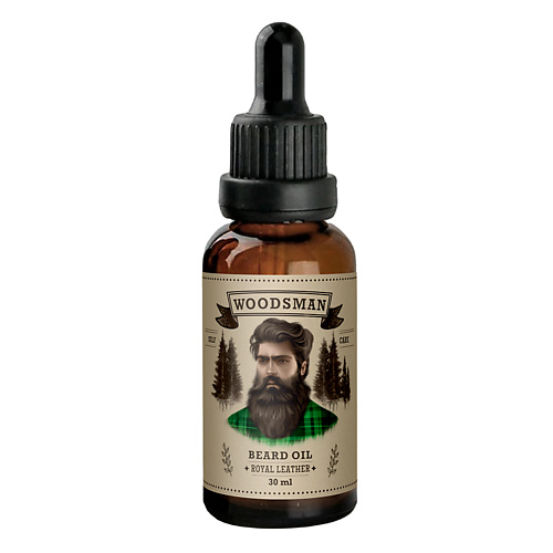 Парфюмированное масло для бороды WOODSMAN Масло для бороды смягчающее парфюмированное Royal Lether
