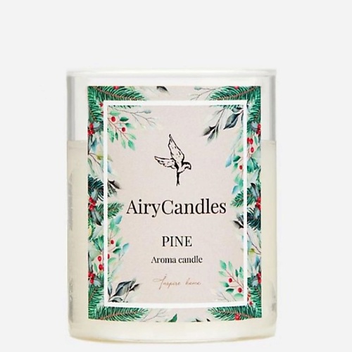

AIRYCANDLES Свеча ароматическая PINE с деревянным фитилем 190.0, Свеча ароматическая PINE с деревянным фитилем