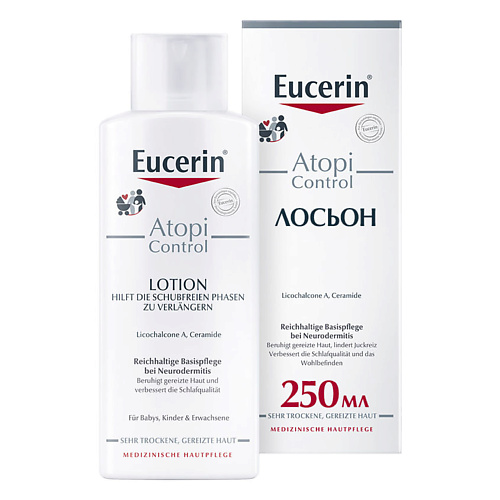 

EUCERIN Лосьон для тела для взрослых, детей и младенцев Atopi Control 250, Лосьон для тела для взрослых, детей и младенцев Atopi Control