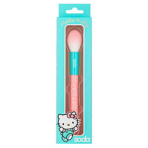 Кисть для лица SODA Кисть для румян HELLO KITTY #cuteadventure