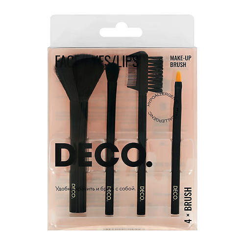 

DECO. Набор мини-кистей для макияжа, Набор мини-кистей для макияжа