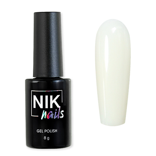 

NIK NAILS Гель-лак для ногтей нюдовый Farfor, Гель-лак для ногтей нюдовый Farfor