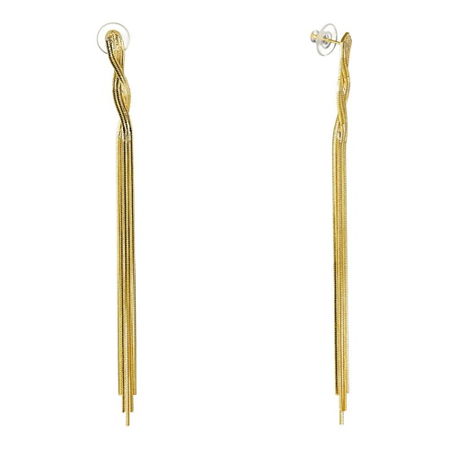 

UVI JEWELLERY Серебристые серьги в виде изящных цепочек, Серебристые серьги в виде изящных цепочек