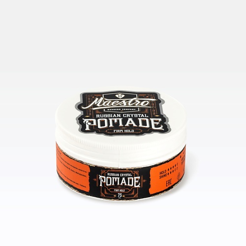 

GREAT MAESTRO BARBERS COMPANY Классическая помада на водной основе Russian Crystal Pomade 75.0, Классическая помада на водной основе Russian Crystal Pomade