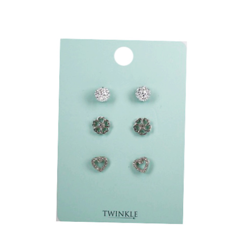 

TWINKLE Серьги набор из 3 пар Chamomile, Серьги набор из 3 пар Chamomile