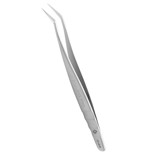   Летуаль STALEKS Пинцет для ресниц Staleks Pro Expert 41 Type 9, (L-образный, 35)