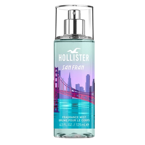 Парфюмированный спрей для тела HOLLISTER Парфюмированный мист для тела Body Mist San Francisco For Women 125