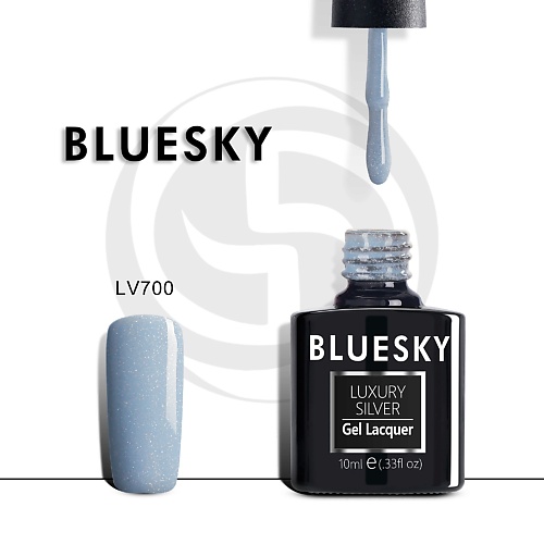 

BLUESKY Гель-лак Luxury Silver LV709, Гель-лак Luxury Silver LV709