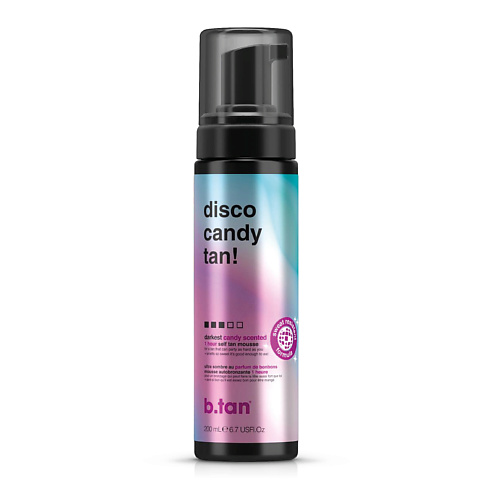 

B.TAN Мусс-автозагар disco candy tan! self tan mousse 200.0, Мусс-автозагар disco candy tan! self tan mousse