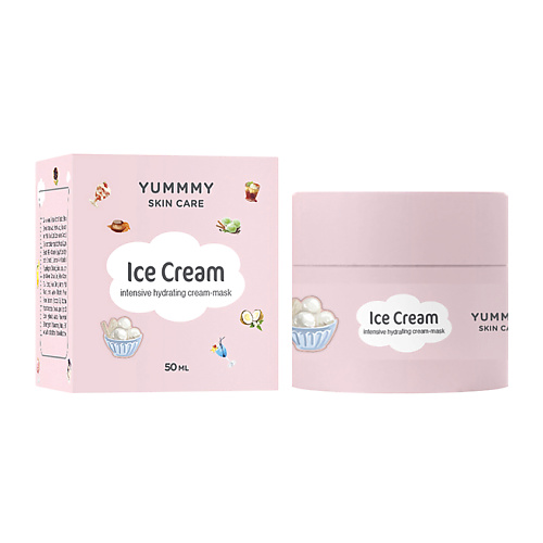 

YUMMMY Крем-маска для лица Ice Cream 50, Крем-маска для лица Ice Cream
