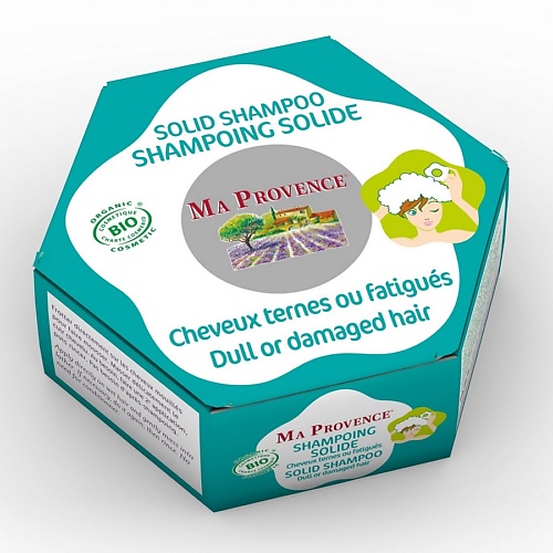 

MA PROVENCE Шампунь твердый Organic Bio для повреждённых и сухих волос 85, Шампунь твердый Organic Bio для повреждённых и сухих волос