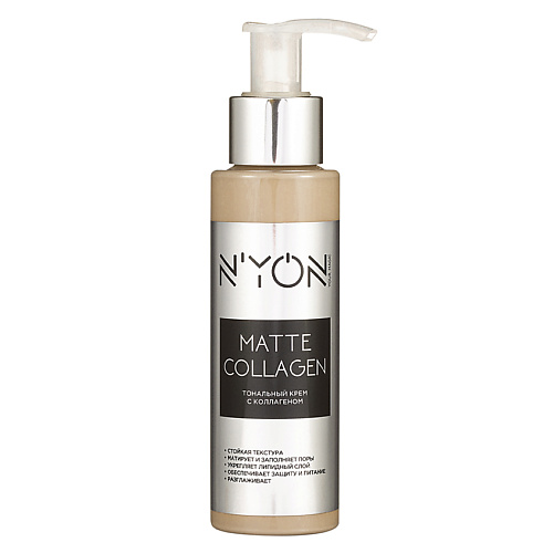 NYON Тональный крем матирующий с коллагеном MATTE COLLAGEN тон 101 689₽