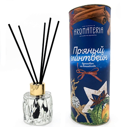 

AROMATERIA Диффузор с палочками Пряный глинтвейн 50.0, Диффузор с палочками Пряный глинтвейн