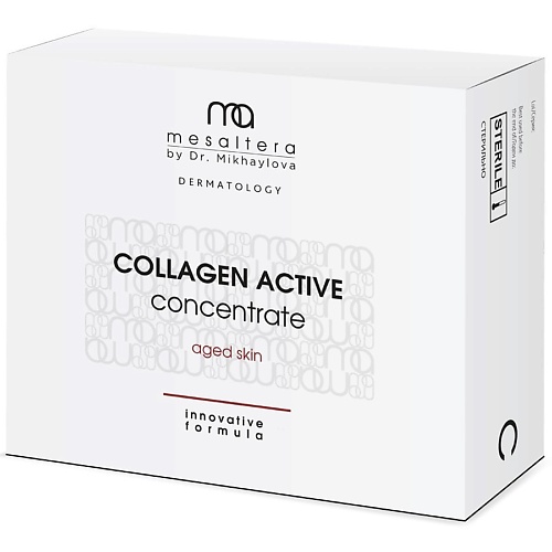 

MESALTERA BY DR. MIKHAYLOVA Сыворотка концентрат для омоложения COLLAGEN ACTIVE CONCENTRATE 20.0, Сыворотка концентрат для омоложения COLLAGEN ACTIVE CONCENTRATE