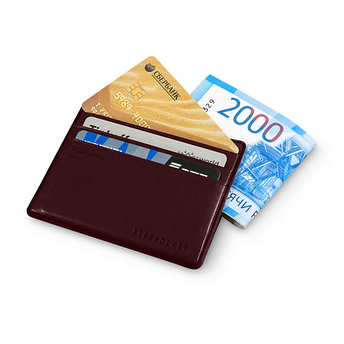 фото Flexpocket чехол из экокожи для шести пластиковых карт и отделением для купюр