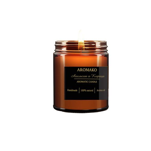 

AROMAKO Свеча "Апельсин и Корица" 100, Свеча "Апельсин и Корица"