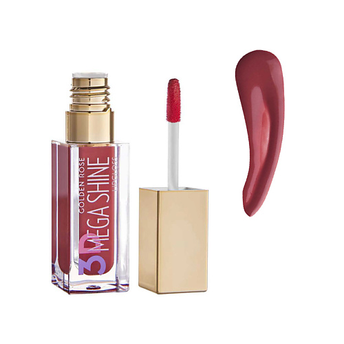 

GOLDEN ROSE Блеск для губ 3D Mega Shine Lipgloss, Блеск для губ 3D Mega Shine Lipgloss