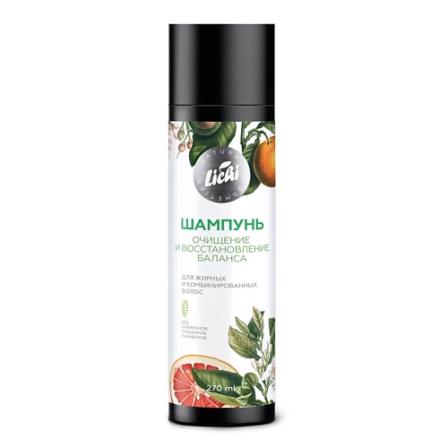 

LICHI Шампунь для восстановления баланса жирных и комбинированных волос 270.0, Шампунь для восстановления баланса жирных и комбинированных волос