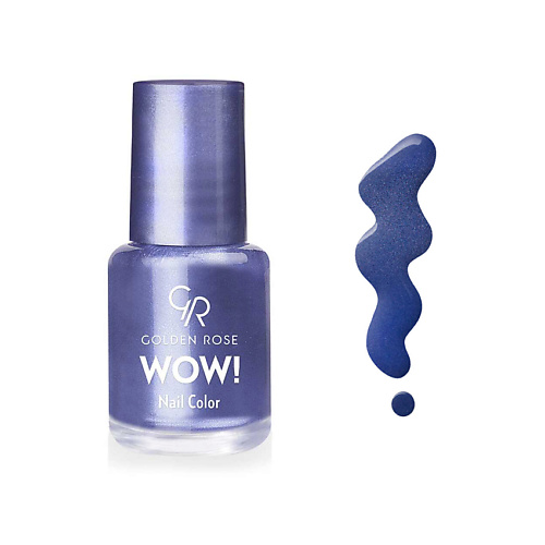 GOLDEN ROSE Лак для ногтей WOW! Nail Color Clear 6