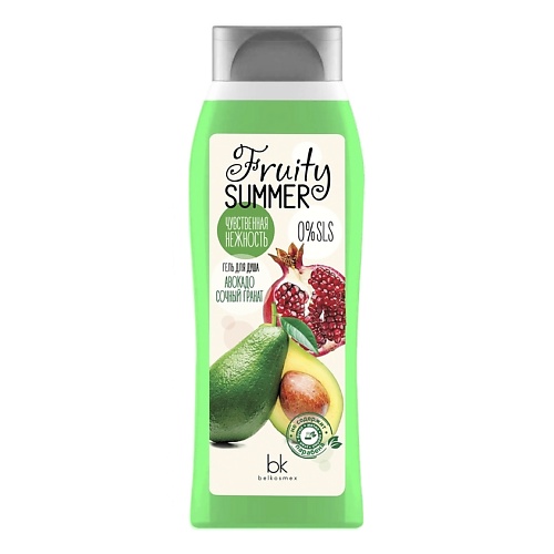 

BELKOSMEX Гель для душа Чувственная нежность авокадо, сочный гранат Fruty Summer 500.0, Гель для душа Чувственная нежность авокадо, сочный гранат Fruty Summer