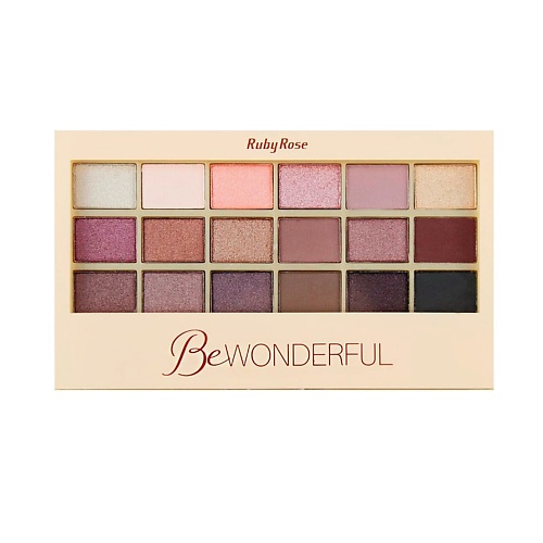 

RUBY ROSE Палетка теней для век Be wonderful, Палетка теней для век Be wonderful