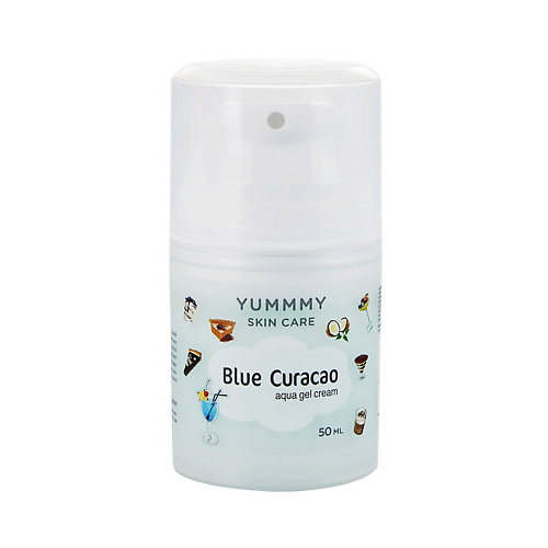 

YUMMMY Аква-гель для лица Blue Curacao, Аква-гель для лица Blue Curacao