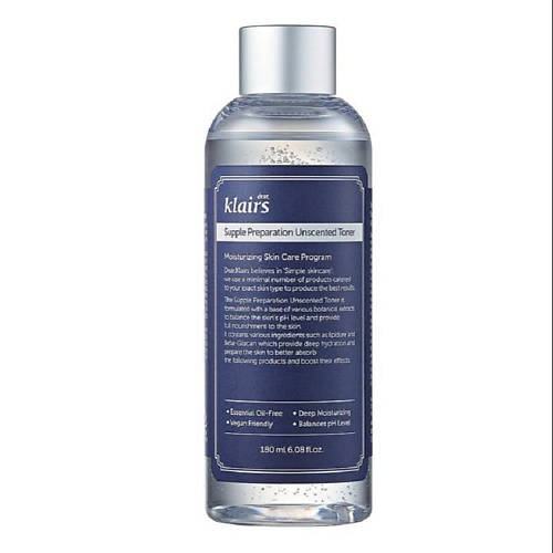 

DEAR, KLAIRS Тонер для лица увлажняющий Supple Preparation Unscented Toner 180.0, Тонер для лица увлажняющий Supple Preparation Unscented Toner