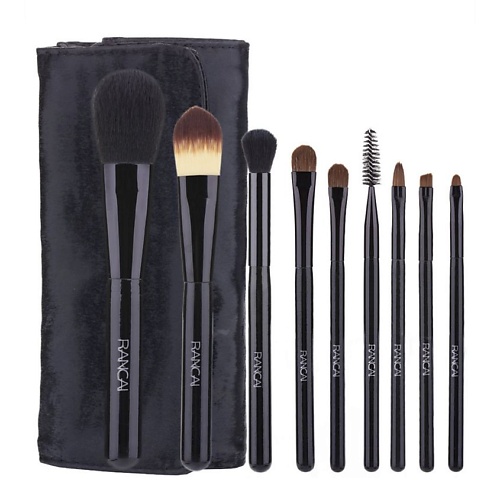 

RANCAI Базовый набор кистей для макияжа в чехле, Базовый набор кистей для макияжа в чехле