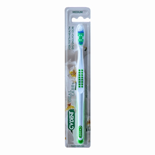 

CVDENT Зубная щетка CVDent Oral Care+ Medium, Зубная щетка CVDent Oral Care+ Medium