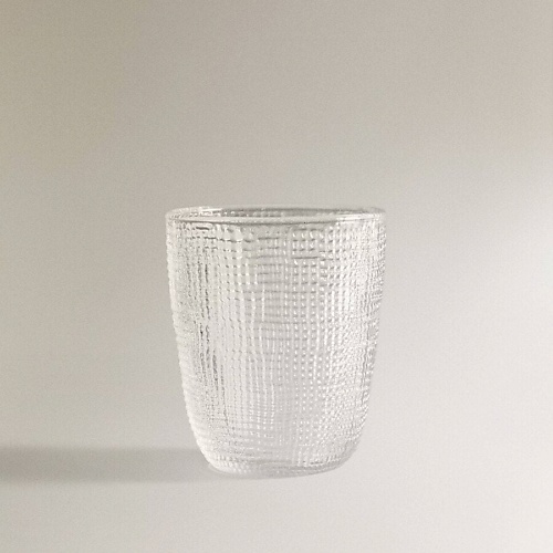 

ZARA HOME Высокий стакан из фактурного стекла, Высокий стакан из фактурного стекла