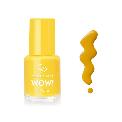 GOLDEN ROSE Лак для ногтей WOW! Nail Color Clear 6