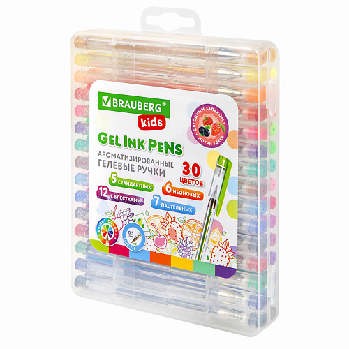 

BRAUBERG Ручки гелевые ароматизированные, FRUITS, KIDS, Ручки гелевые ароматизированные, FRUITS, KIDS