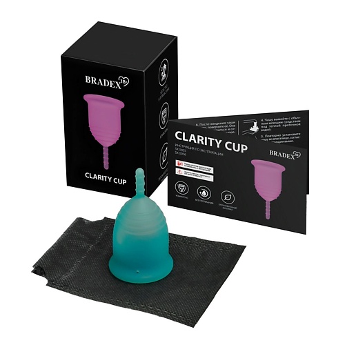 

BRADEX Менструальная чаша Clarity Cup S 1.0, Менструальная чаша Clarity Cup S