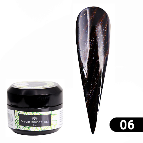

GLOBAL FASHION Гель паутинка Disco Spider Gel 01, Гель паутинка Disco Spider Gel 01