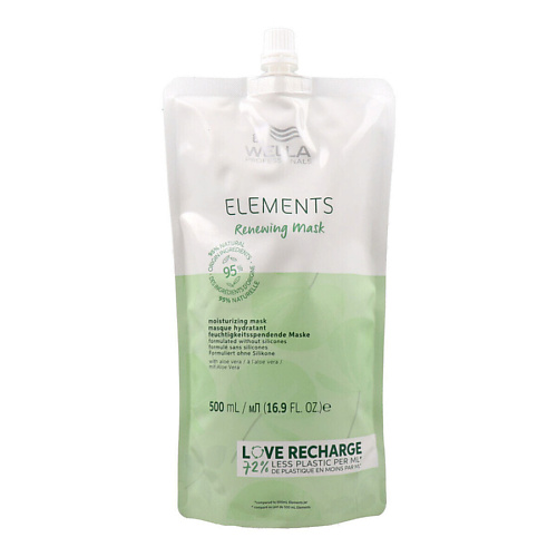 

WELLA Маска для волос Elements Увлажняющая, Маска для волос Elements Увлажняющая