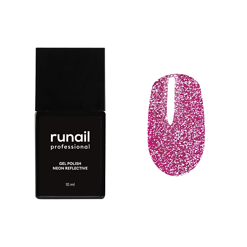

RUNAIL PROFESSIONAL Гель-лак для ногтей неоновый светоотражающий, Гель-лак для ногтей неоновый светоотражающий