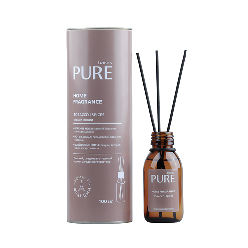 

PURE BASES Аромадиффузор TOBACCO & SPICES 100.0, Аромадиффузор TOBACCO & SPICES