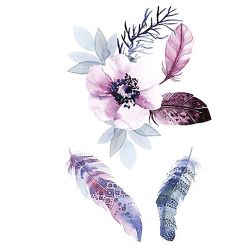 Наклейки для тела ПОЛИСФЕРА Временная переводная татуировка Tattoo PS-017