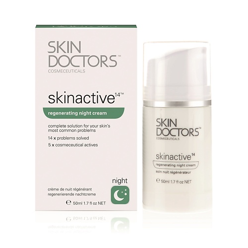 

SKIN DOCTORS Skin Doctors Крем ночной регенерирующий Skinactive14 night cream 50.0, Skin Doctors Крем ночной регенерирующий Skinactive14 night cream