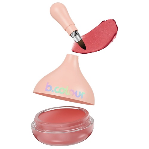 7DAYS Румяна для лица и помада для губ 2в1 B.COLOUR